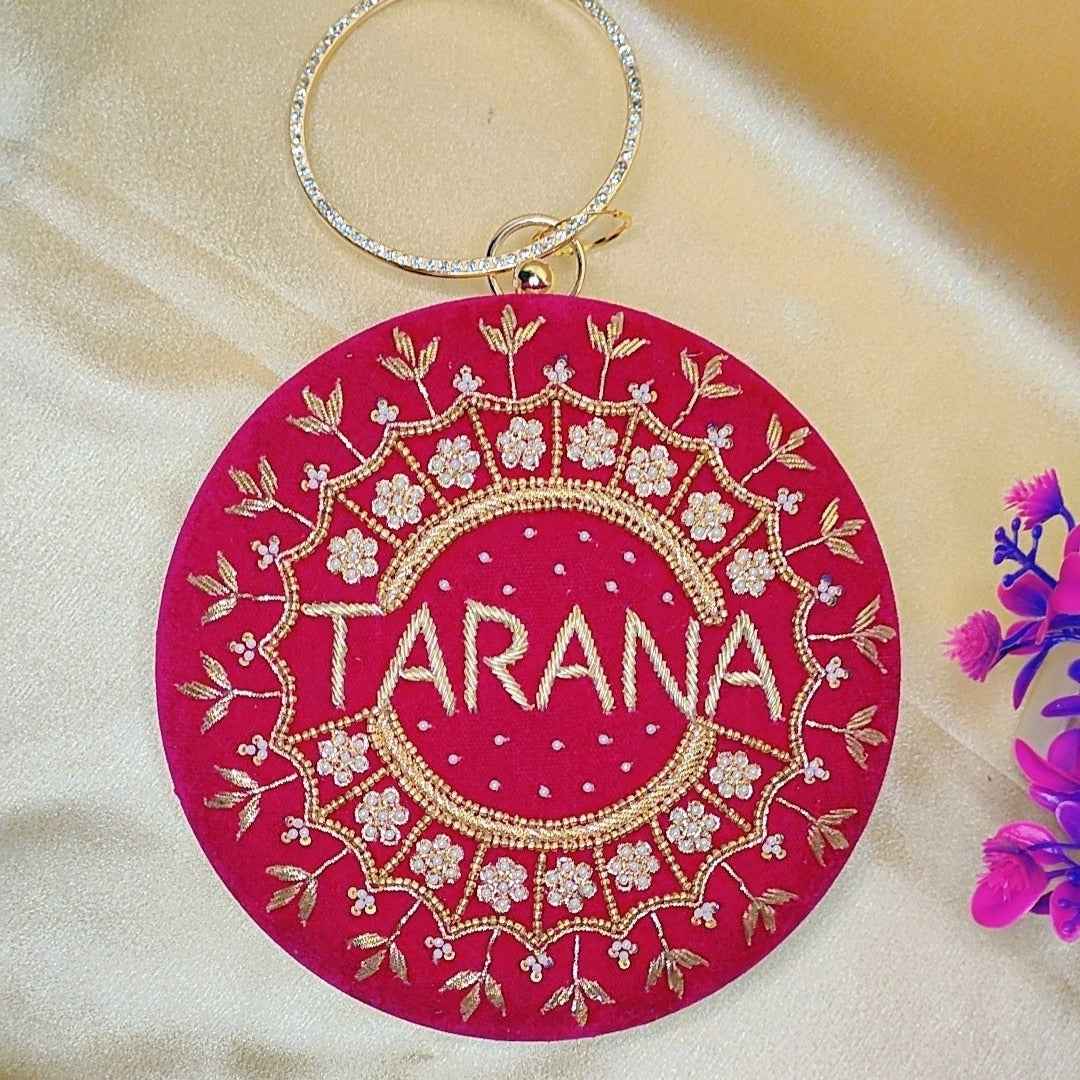 Customised Name Clutch – Bridal Clutch
